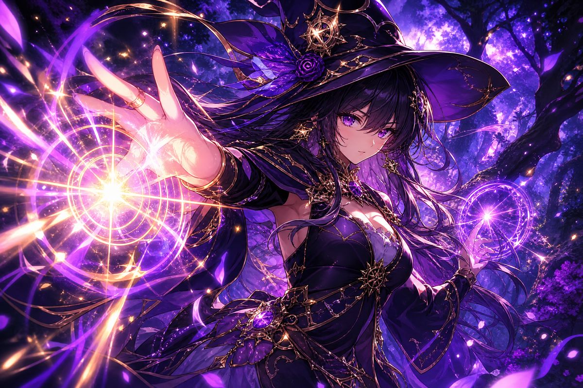 麻豆-魔法少女紫晶传说动漫演示